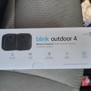 Blink Outdoor 4 Black Smart Security Camera System
